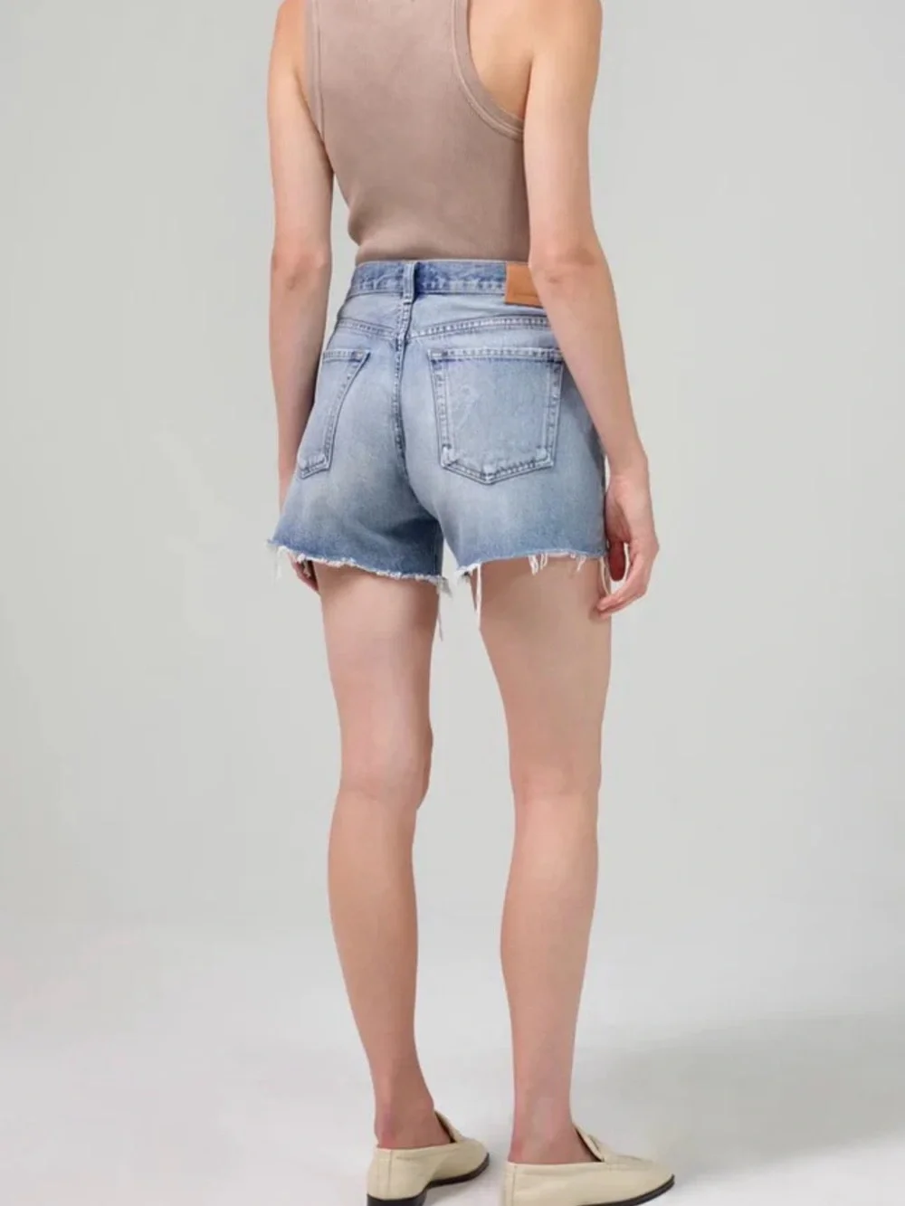Citizens of Humanity Annabelle Long Shorts Bristol Wash Button Fly 29